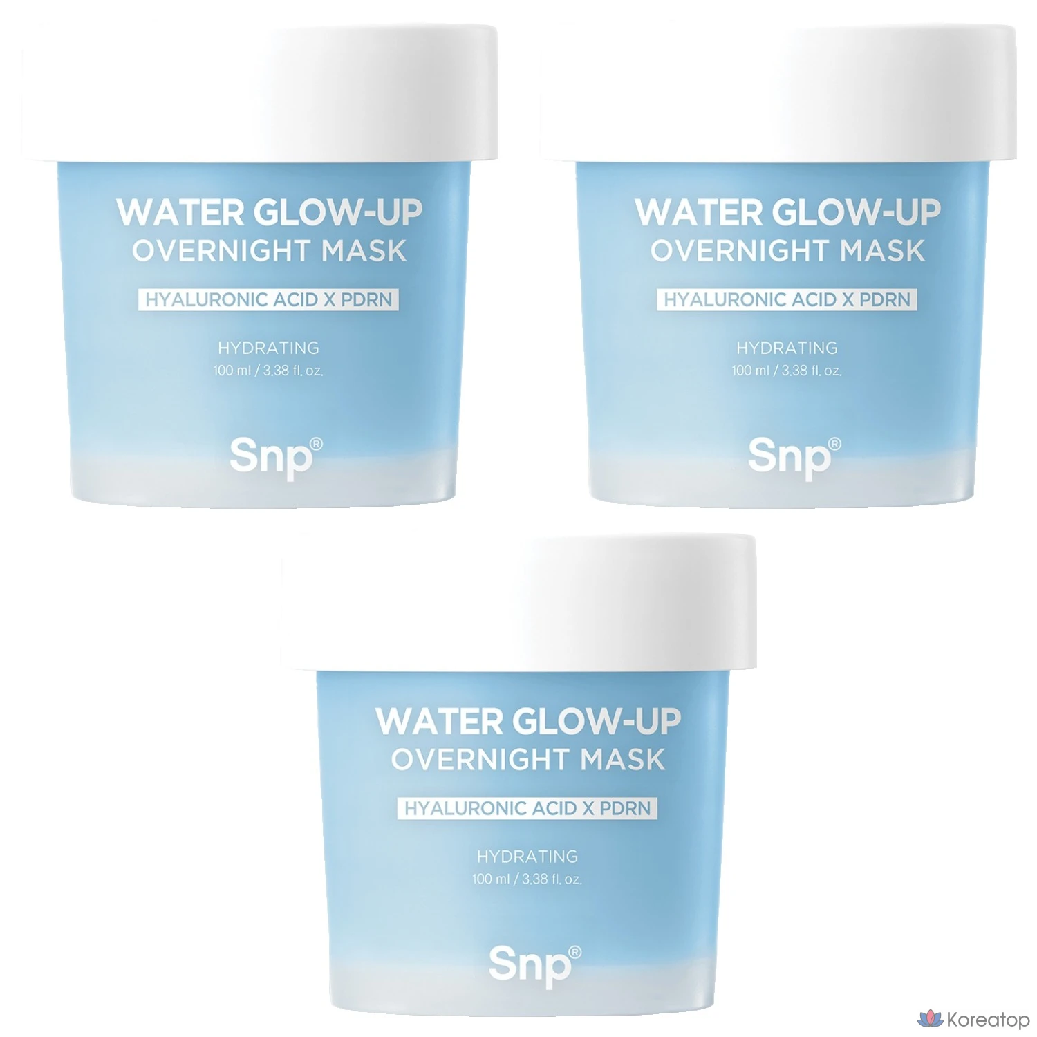 Тканевая маска для лица SNP Moisture Sleeping Mask, 100 мл, 3 шт.