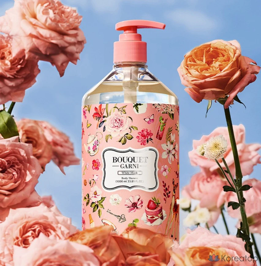 Гель для душа Bouquet Garni Fragranced Body Wash White Musk, 1 л, 1 шт.