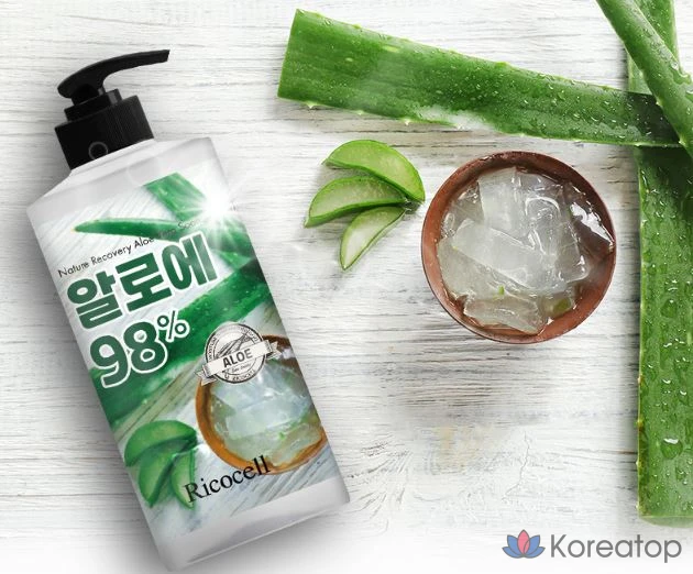 Успокаивающий гель с алоэ Ricocell Nature Recovery Aloe Soothing Gel EX, 1 л, 1 шт.