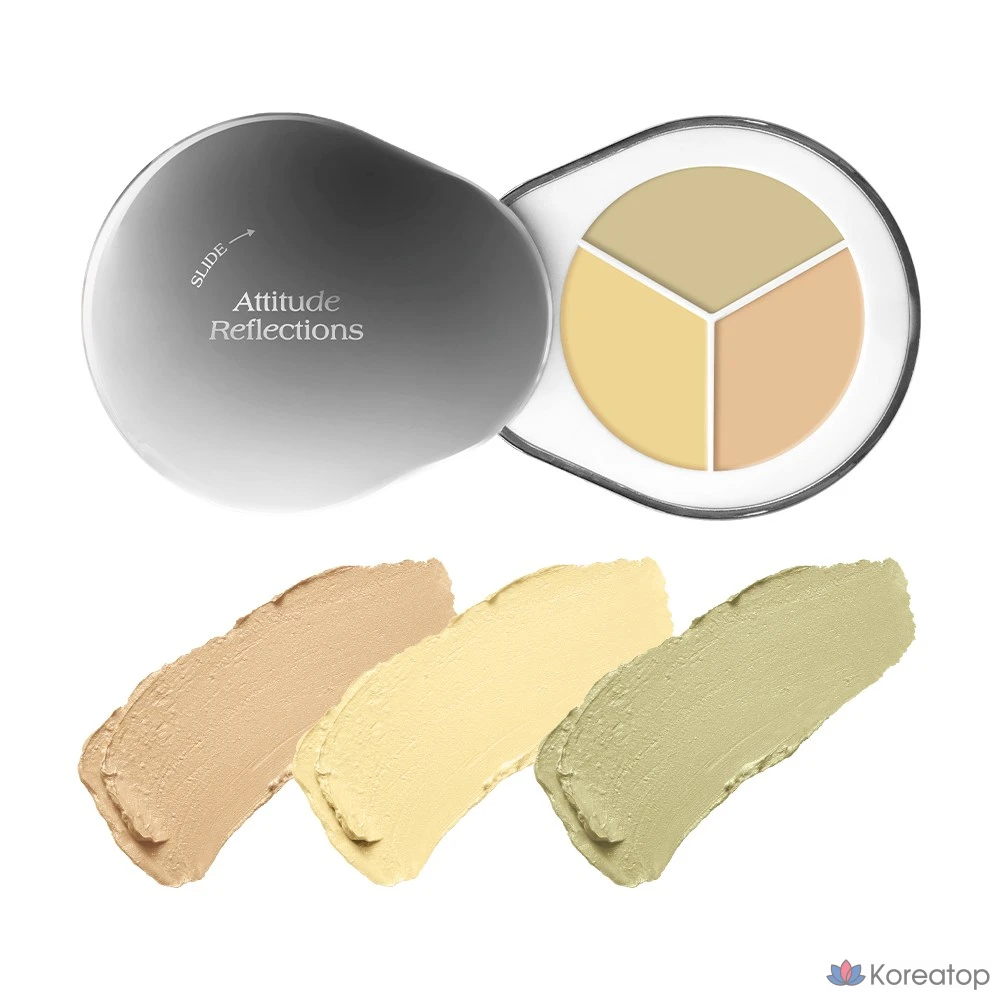 Консилер Dear.A Perfect Cover Concealer Palette Puff Set, оттенок C02, 4 шт.