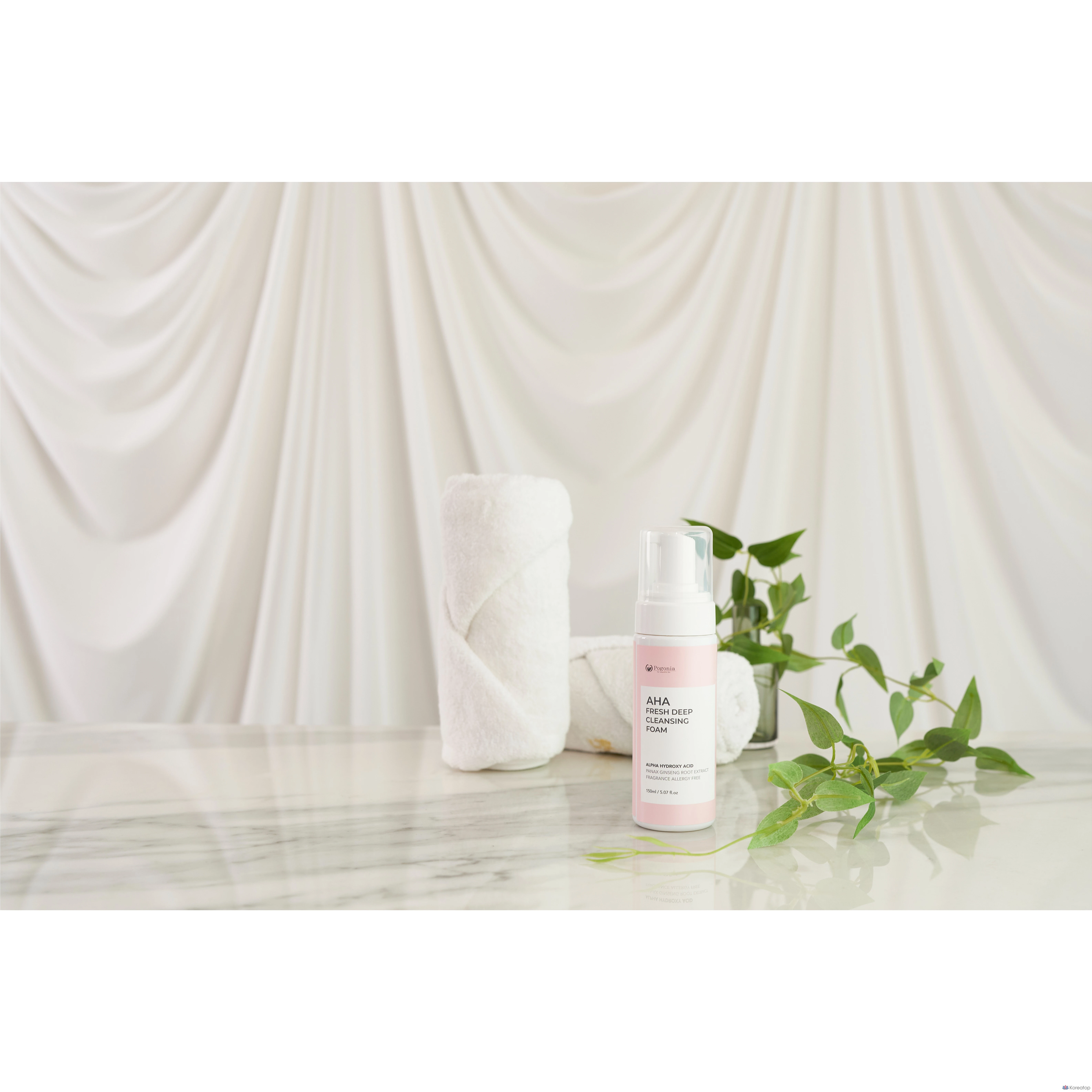 Очищающая пенка Pogonia AHA Deep Foaming Cleansing Foam, 150 мл, 1 шт.