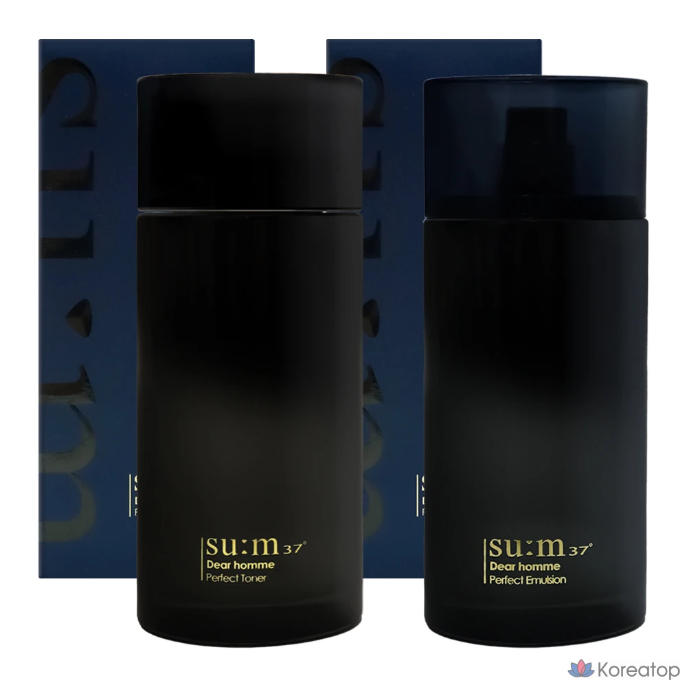 Набор для ухода SU:M37 Dear Homme Perfect (Toner 130 мл + Emulsion 110 мл), 1 шт.