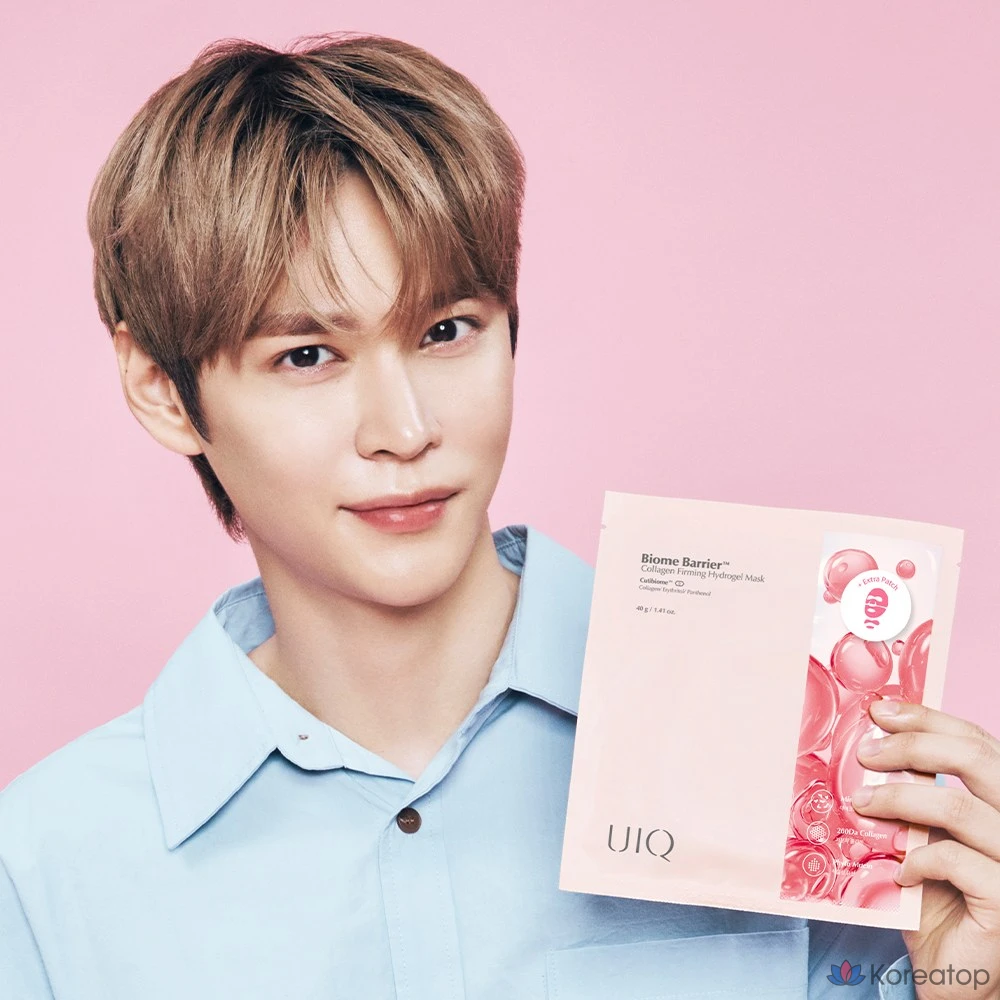 Тканевая маска для лица UIQ Biome Barrier Collagen Firming Hydrogel Mask, 5 шт., фото 6