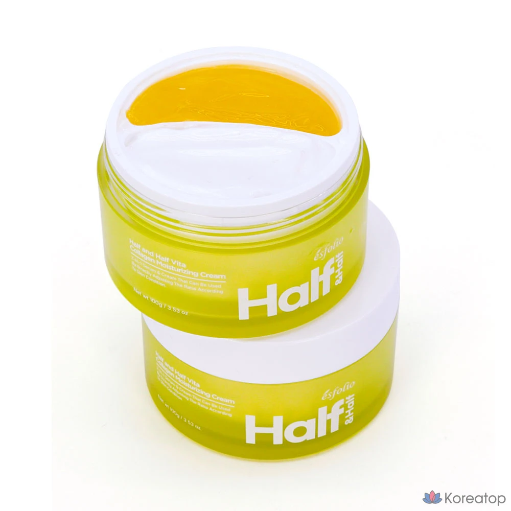 Сыворотка и крем Esfolio Half & Half Vita Collagen Moisture Serum & Cream, 100 г, 1 шт.