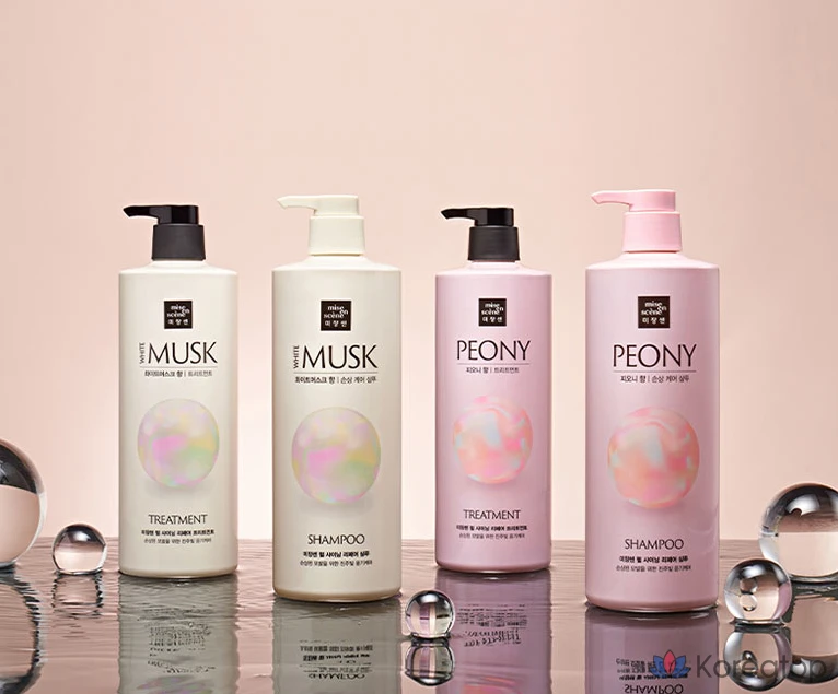 Шампунь Mise en Scene Pearl Shining Repair Shampoo, аромат White Musk, 1 л, 1 шт.