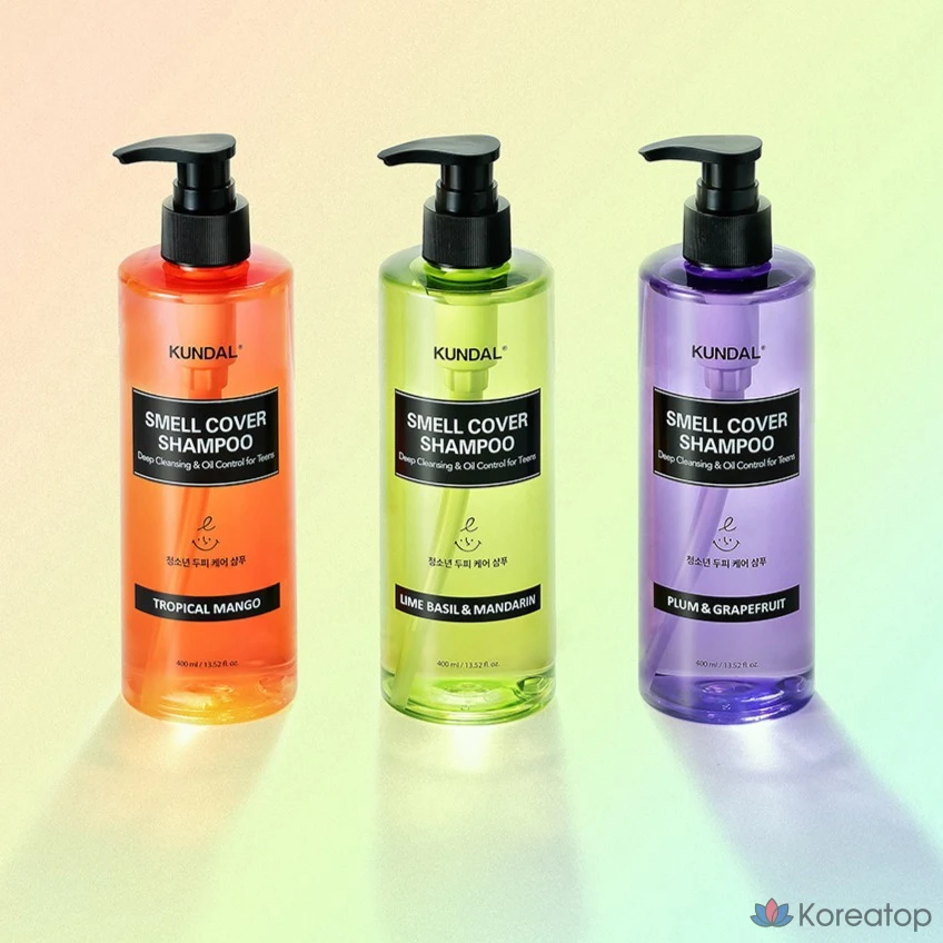 Шампунь Kundal All Day Smell Cover Teenage Shampoo Plum &amp; Grapefruit, 400 мл, 1 шт.