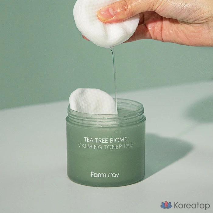 Тонер-пэды FarmStay Tea Tree Biome Toner Pad, 140 мл, 70 шт.