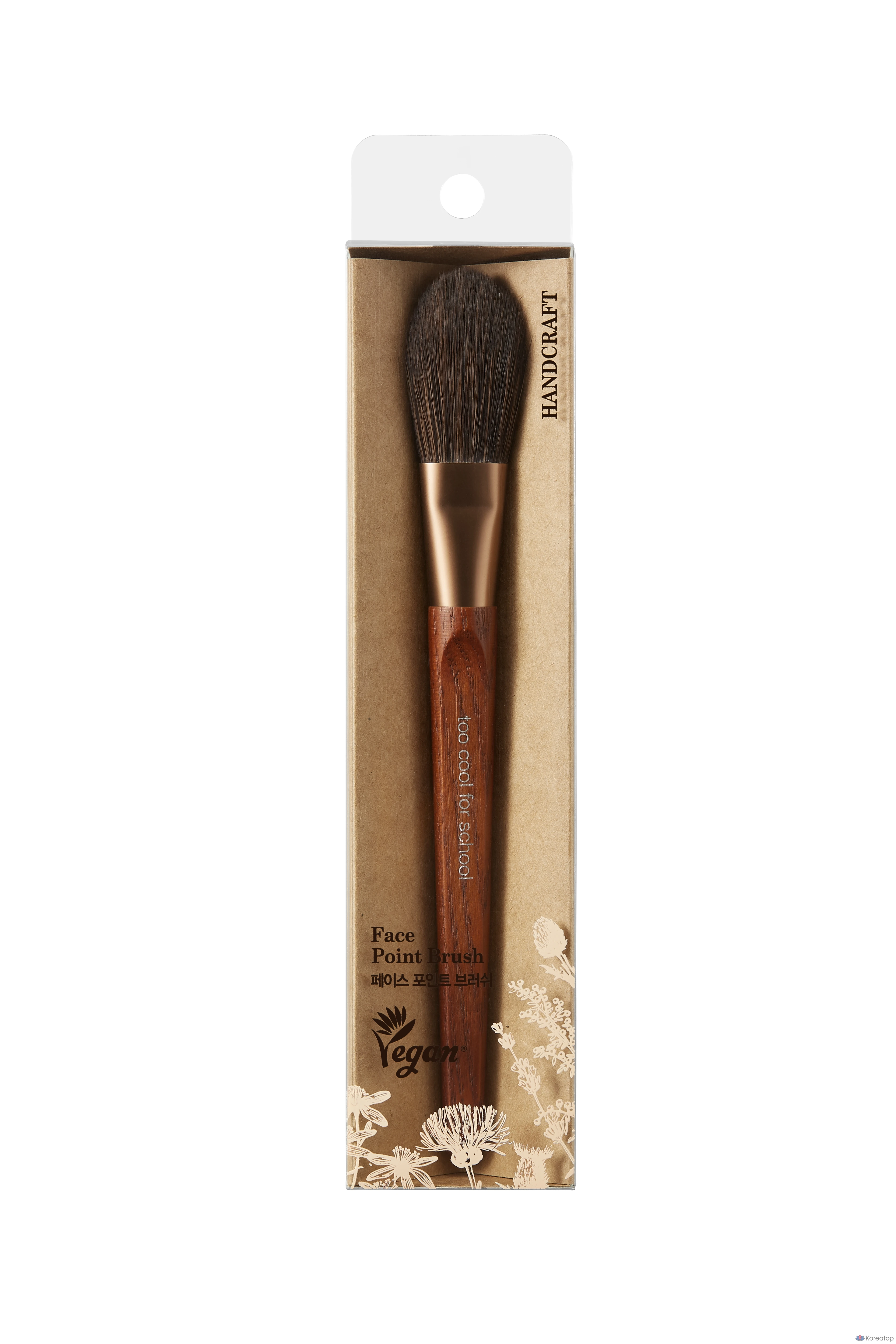 Кисть для лица Too Cool For School Artist Vegan Face Point Brush, смешанный цвет, 1 шт.