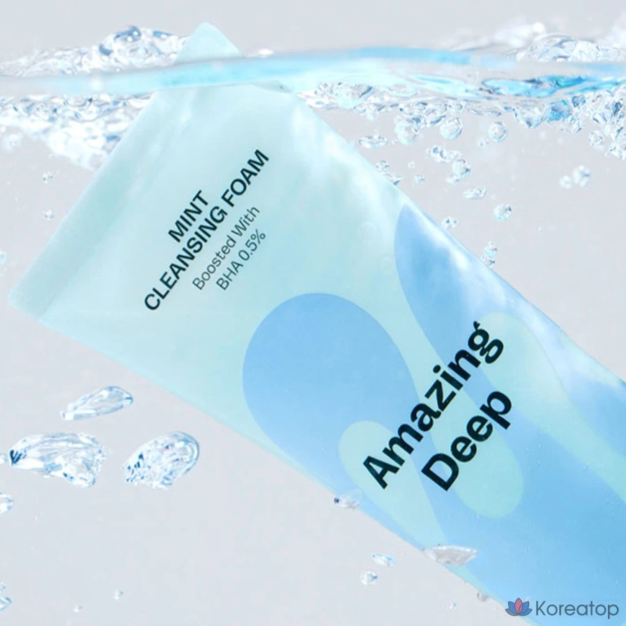 Очищающая пенка Mamonde Amazing Deep Mint Cleansing Foam, 120 мл, 1 шт.