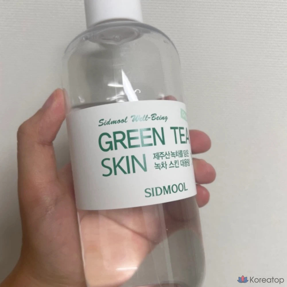 Тонер Sidmool Original Wellbeing Green Tea Skin Pore Elasticity, 500 мл, 1 шт., фото 6