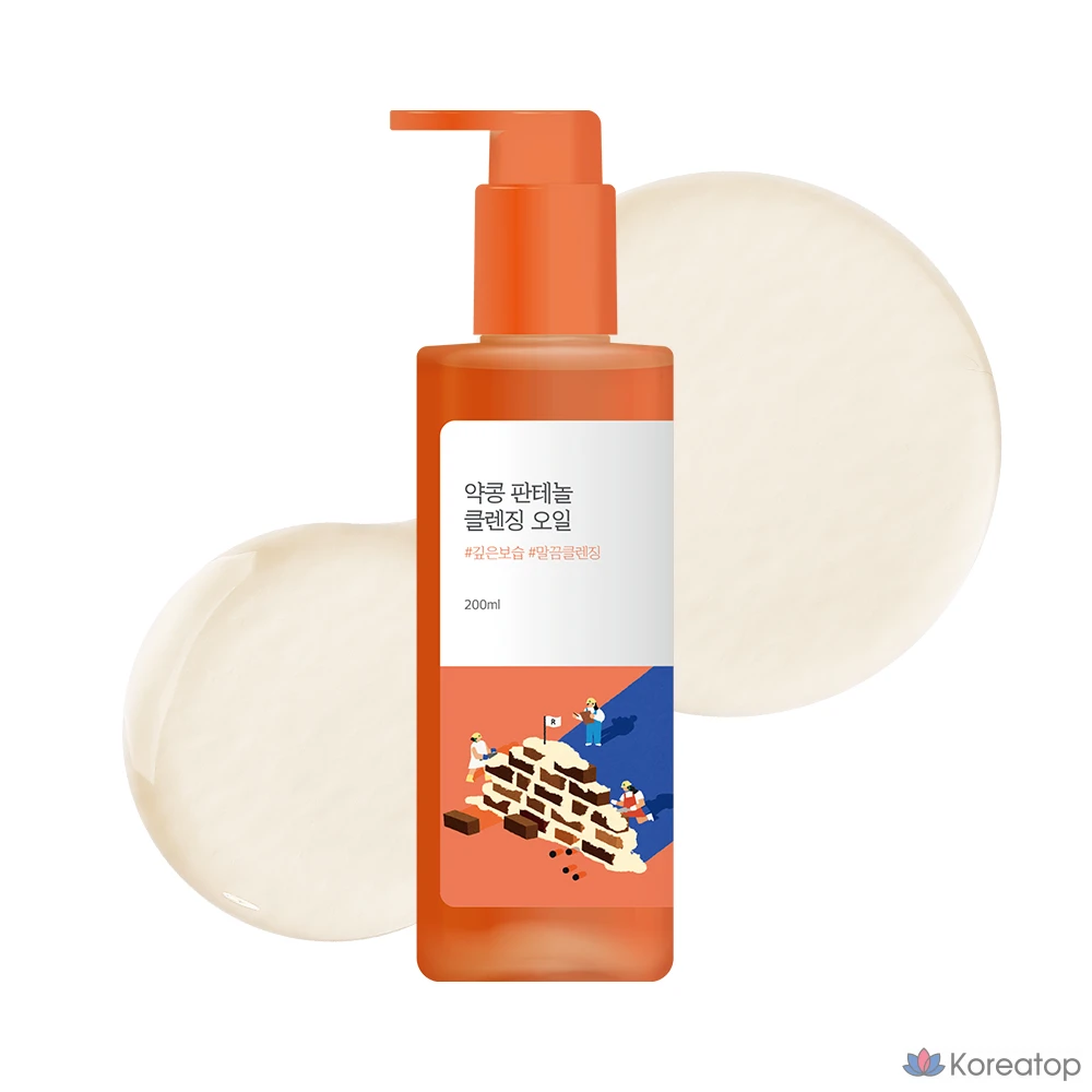 Гидрофильное масло Round Lab Soybean Panthenol Cleansing Oil, 200 мл, 1 шт.