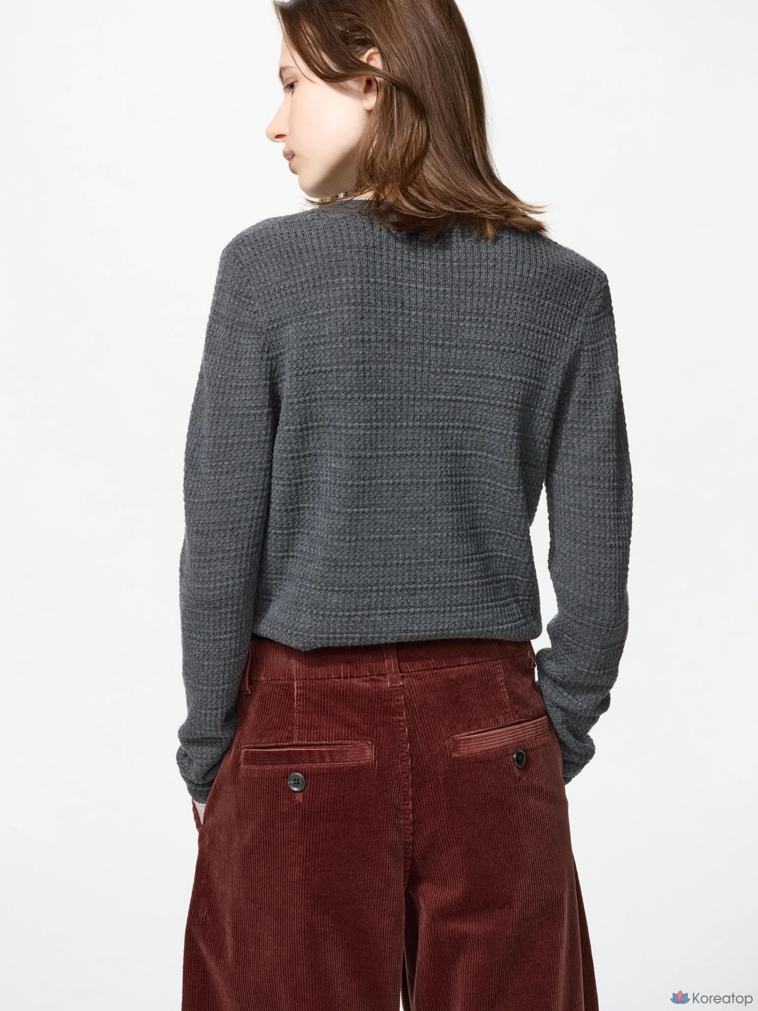 Брюки Uniqlo Corduroy Barrel Leg Pants