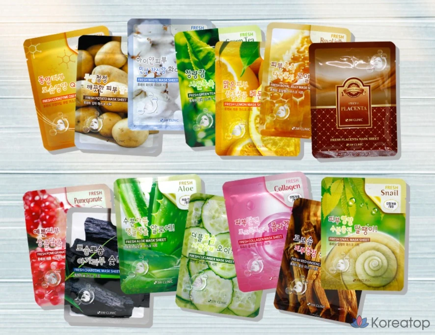 Тканевая маска для лица 3W Clinic Fresh Lemon Mask Sheet, 50 шт., фото 3