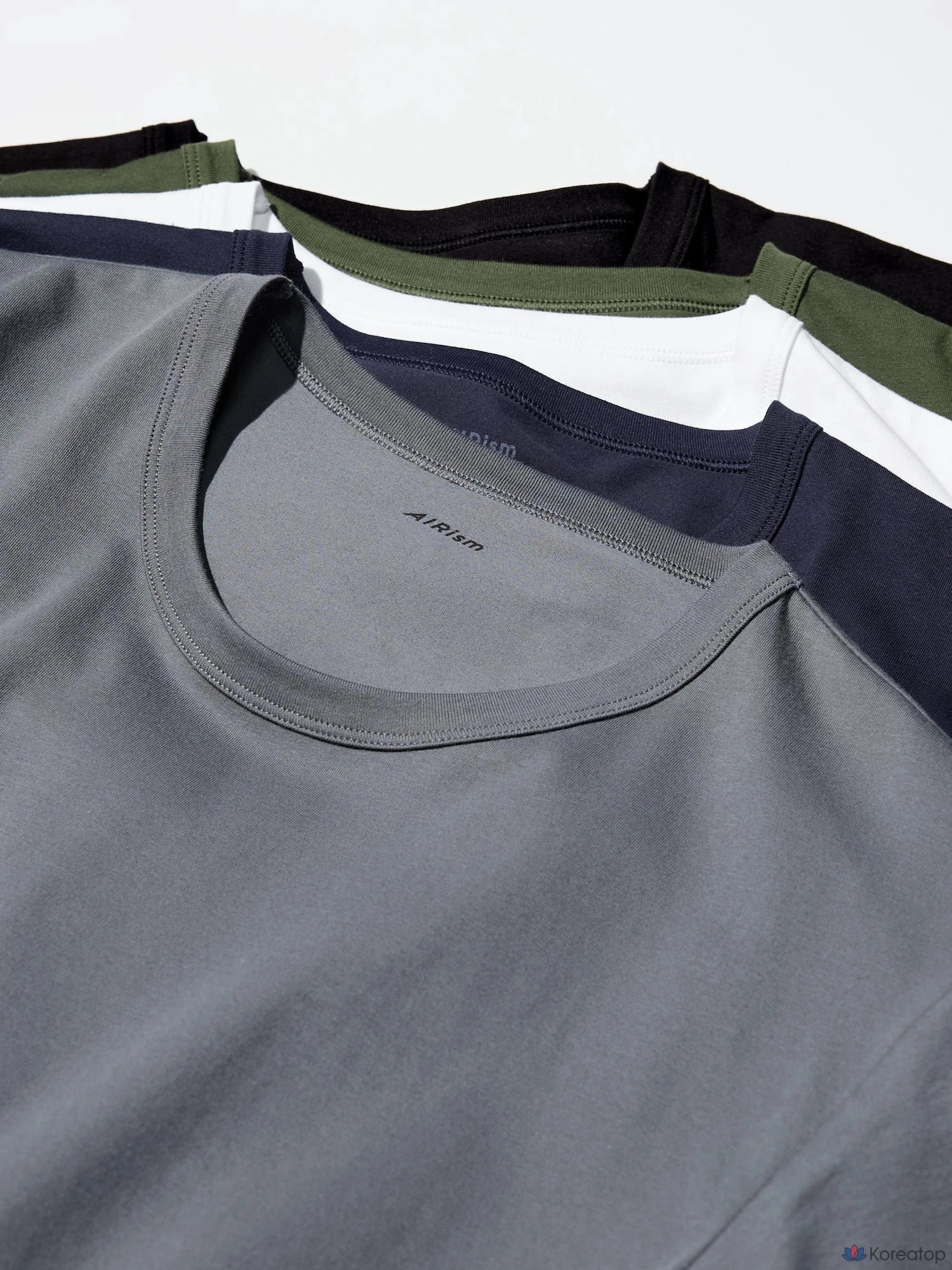 Футболка Uniqlo AIRism Cotton Crew Neck T