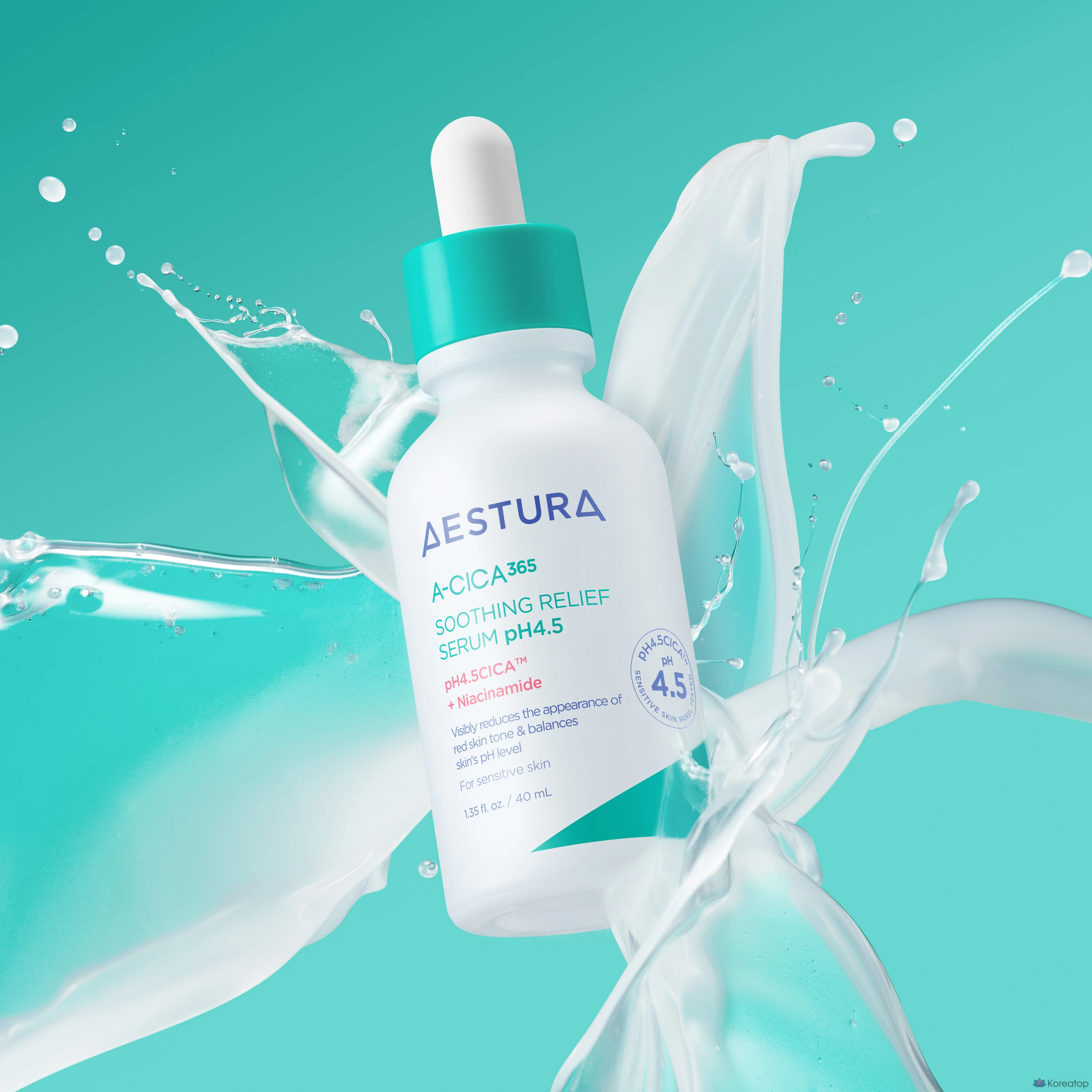 Сыворотка AESTURA A-Cica 365 Blemish Calming Serum pH 4.5, 40 мл, 1 шт.