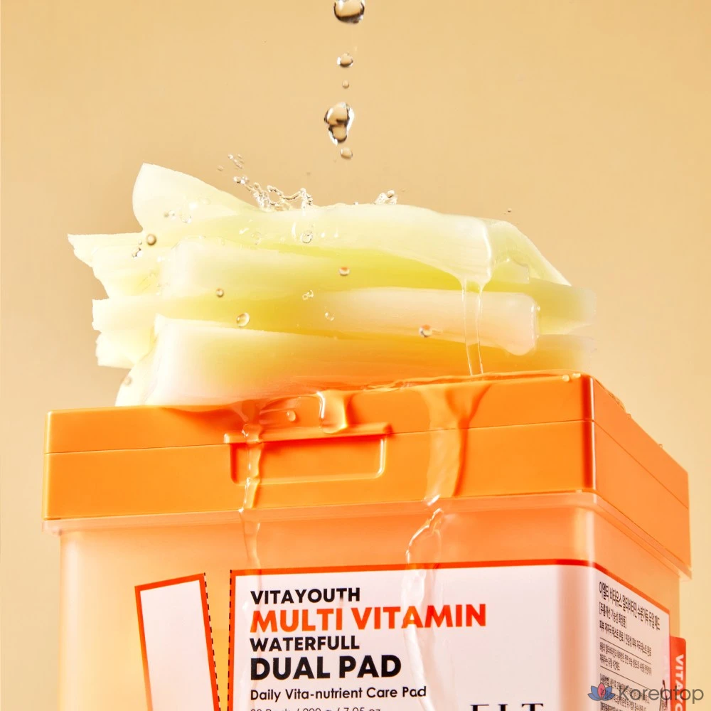 Пэды для лица ELT Vita Youth Multivitamin Moisture Dual Pack Pad, 80 шт.