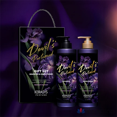 Набор для ухода KeraSys Devils Perfume Midnight Fantasy Hair Care 2-piece Set, 1 шт.