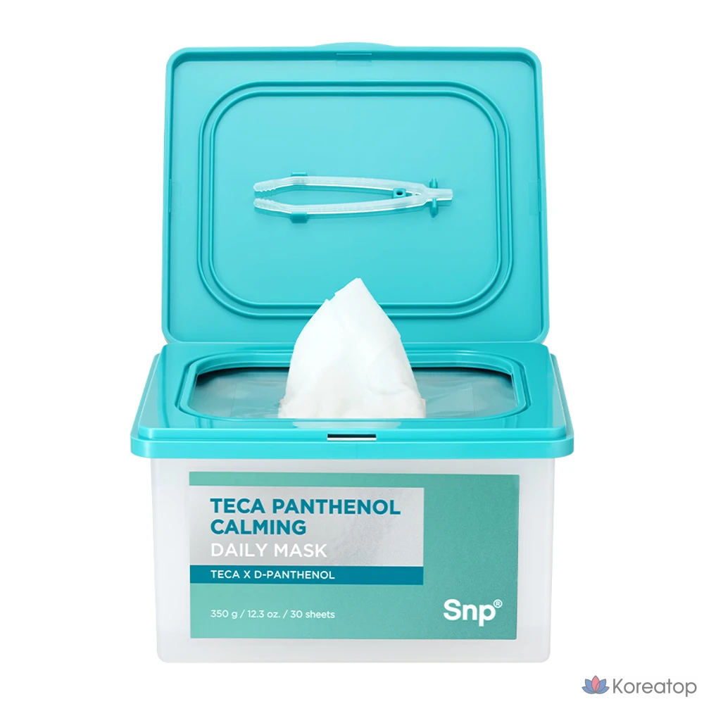 Тканевая маска для лица SNP Teca D-Panthenol Soothing Daily Mask, 30 шт.