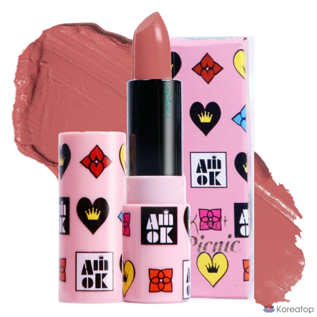 Губная помада YNM Amiok K-Turt Picnic Lipstick, оттенок S319 Bohemian, 4 г, 1 шт.