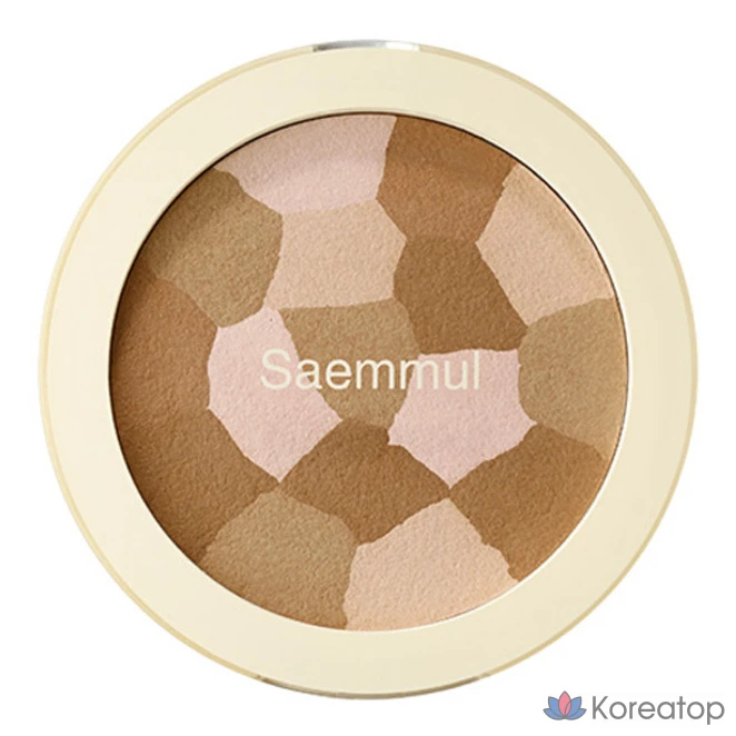 Широкий мульти-шейдинг The Saem Saemmul Luminous Multi Shading, оттенок Mixed Color, 8 г, 1 шт.
