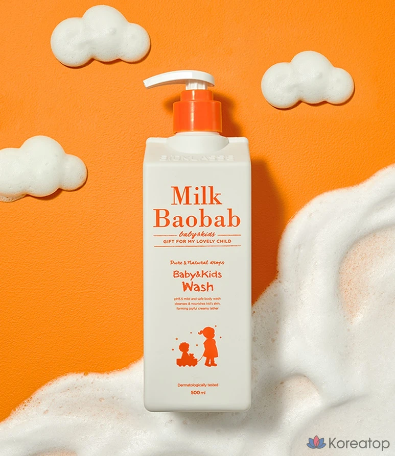 Гель для душа Milk Baobab Baby & Kids Body Wash, 500 мл, 1 шт.