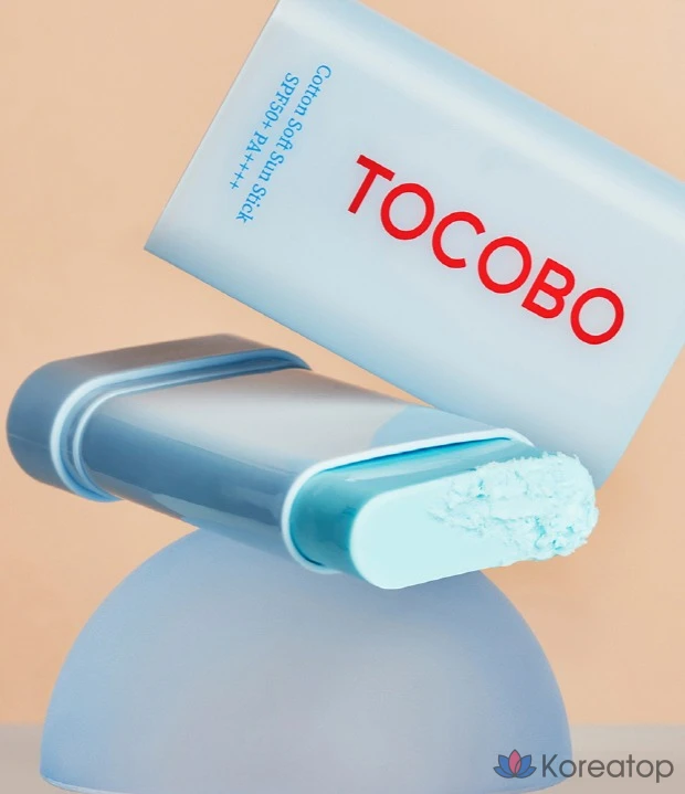 Солнцезащитный стик Tocobo Cotton Soft Sun Stick SPF50+ PA++++, 19 г, 1 шт.