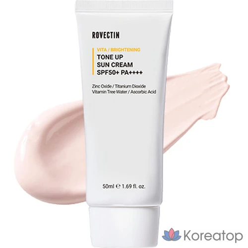 Солнцезащитный крем Rovectin Vita Tone-up Sun Cream SPF50+ PA++++, 50 мл, 1 шт.