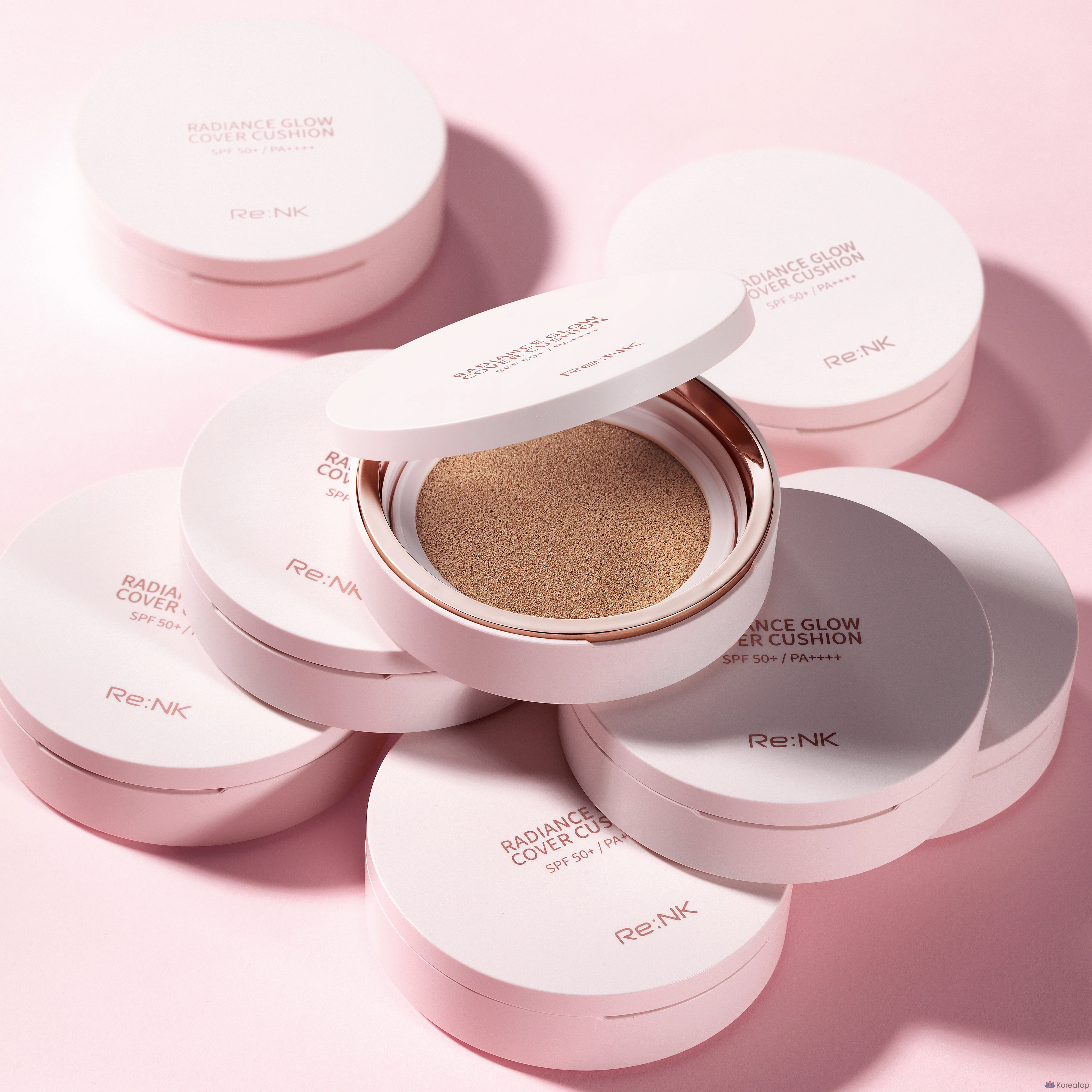 Кушон Re:Nk Pink Radiance Glow Cover Cushion, оттенок 020 Natural, 15 г, 1 шт.