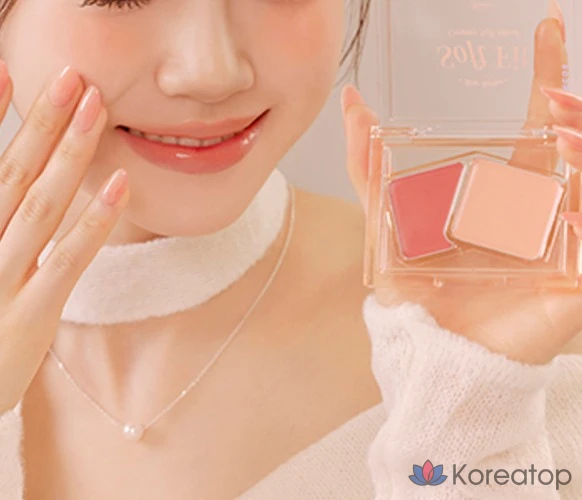 Кремовые румяна Forencos Soft Fitting Cream Blusher, оттенок 01 Apricot Milk, 3 г, 1 шт.