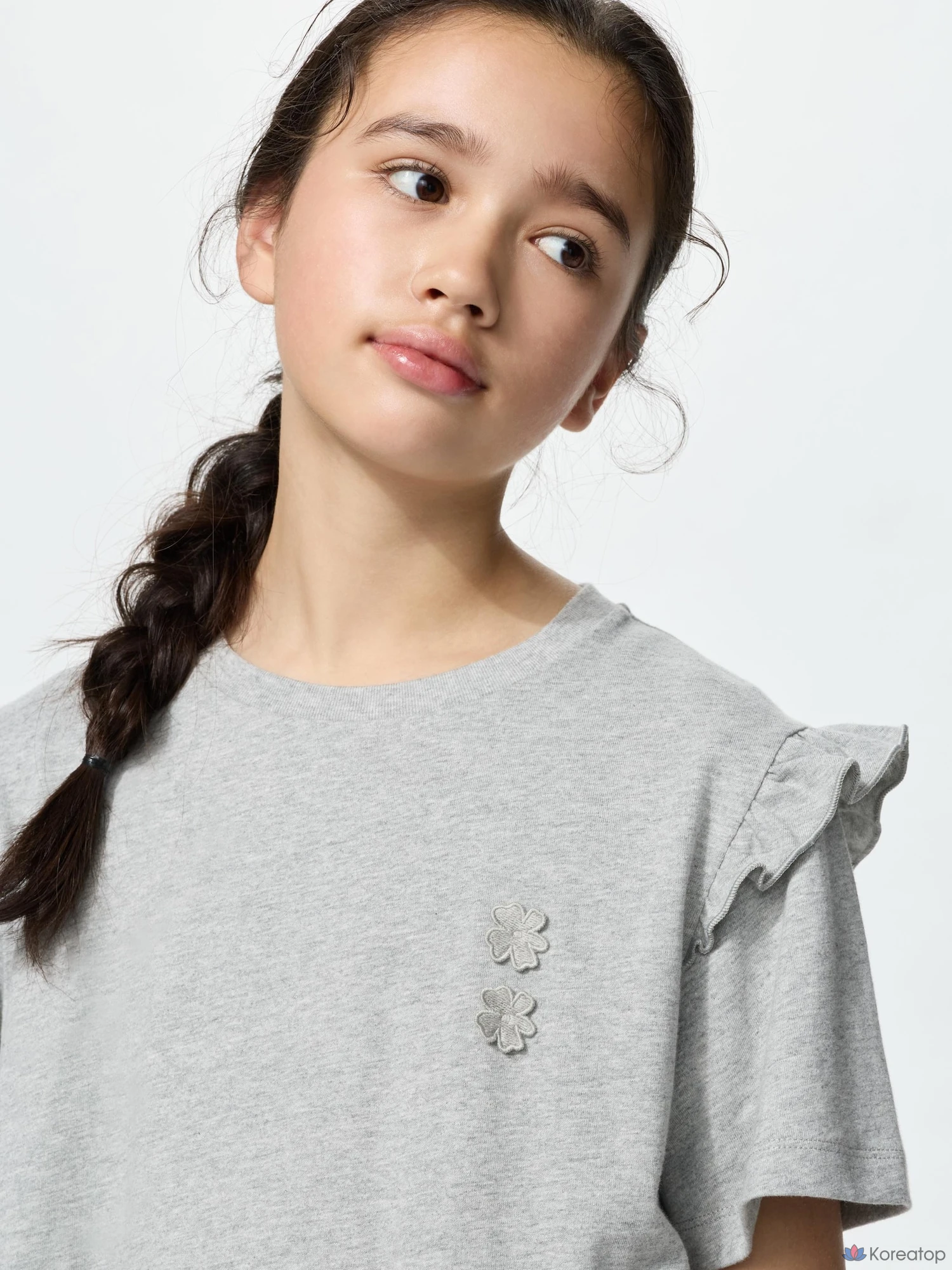 Платье для девочек Uniqlo Frill Dress Short Sleeve