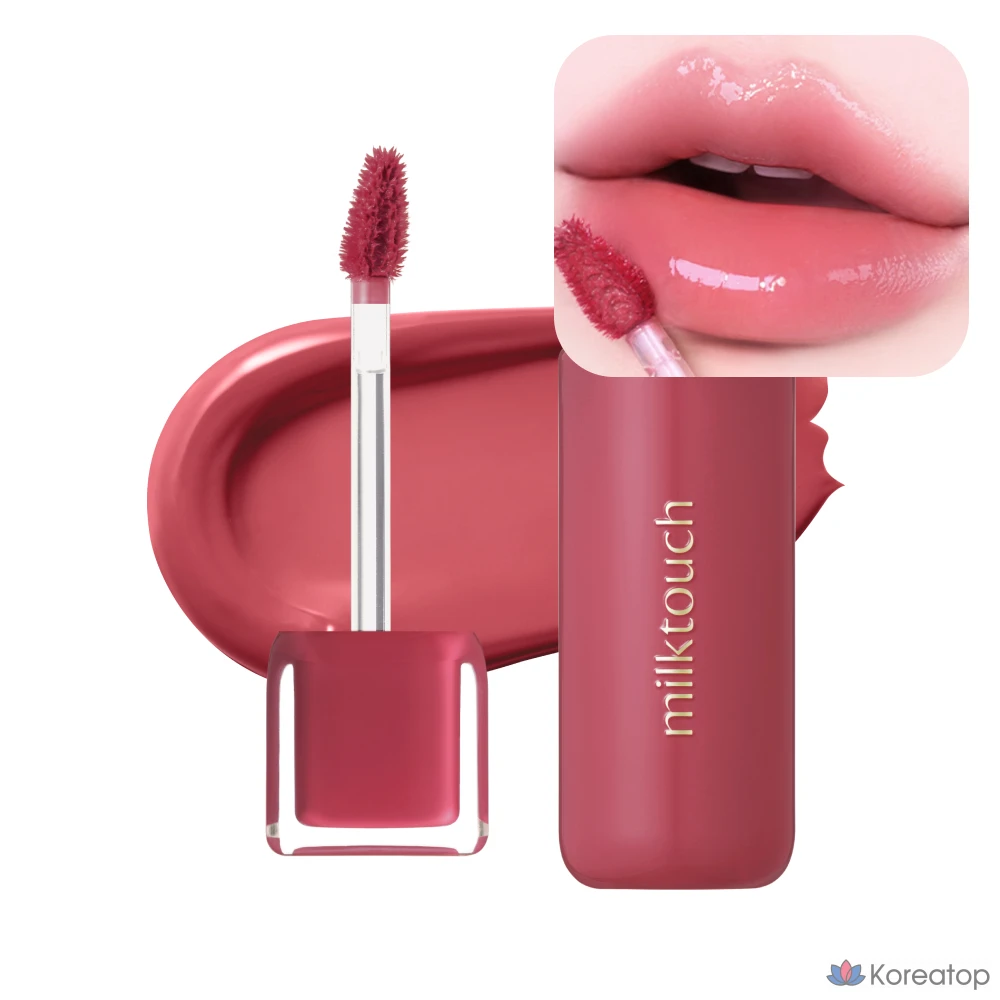 Тинт для губ Milk Touch Jelly Fit Glass Glow Tint, оттенок 14 Roseberry, 4 г, 1 шт.