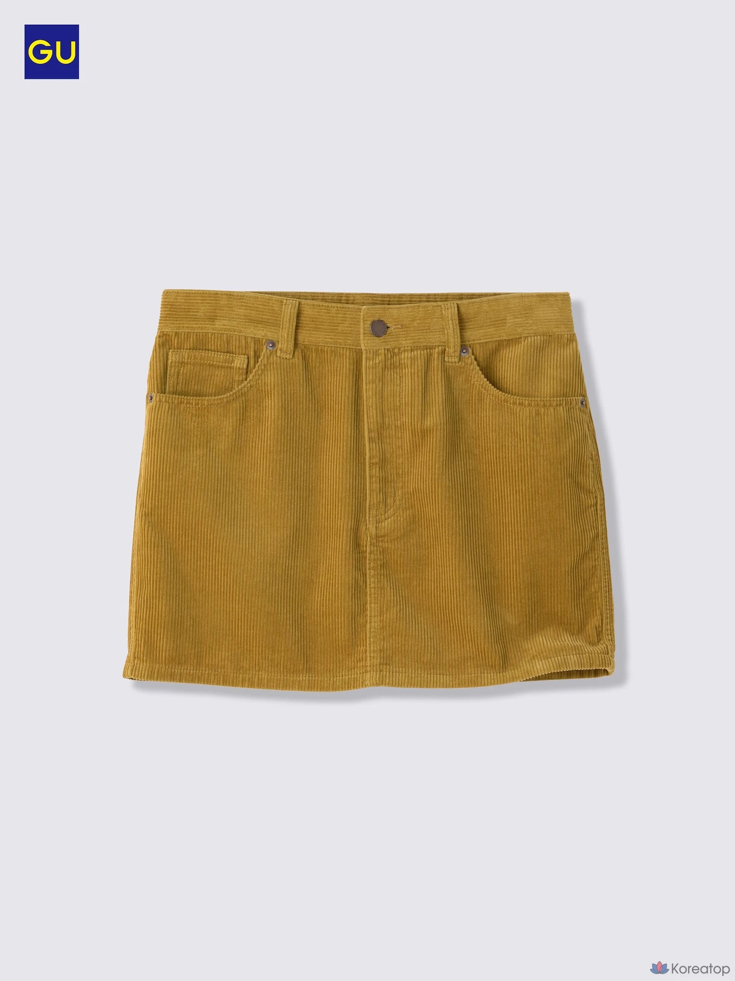 Юбка Uniqlo Low Waist Corduroy Mini Skirt