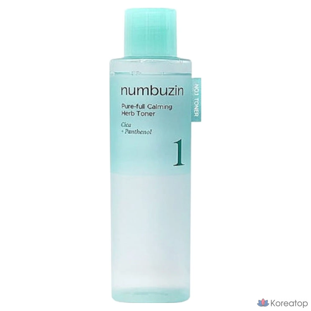 Тонер Numbuzin No.1 Clear Clean Green Tone, 300 мл, 1 шт.