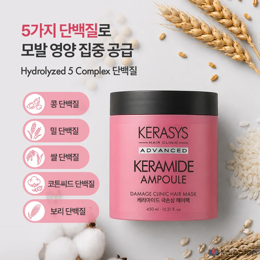 Маска для волос KeraSys Ceramide Extreme Damage Hair Pack, 450 мл, 1 шт.