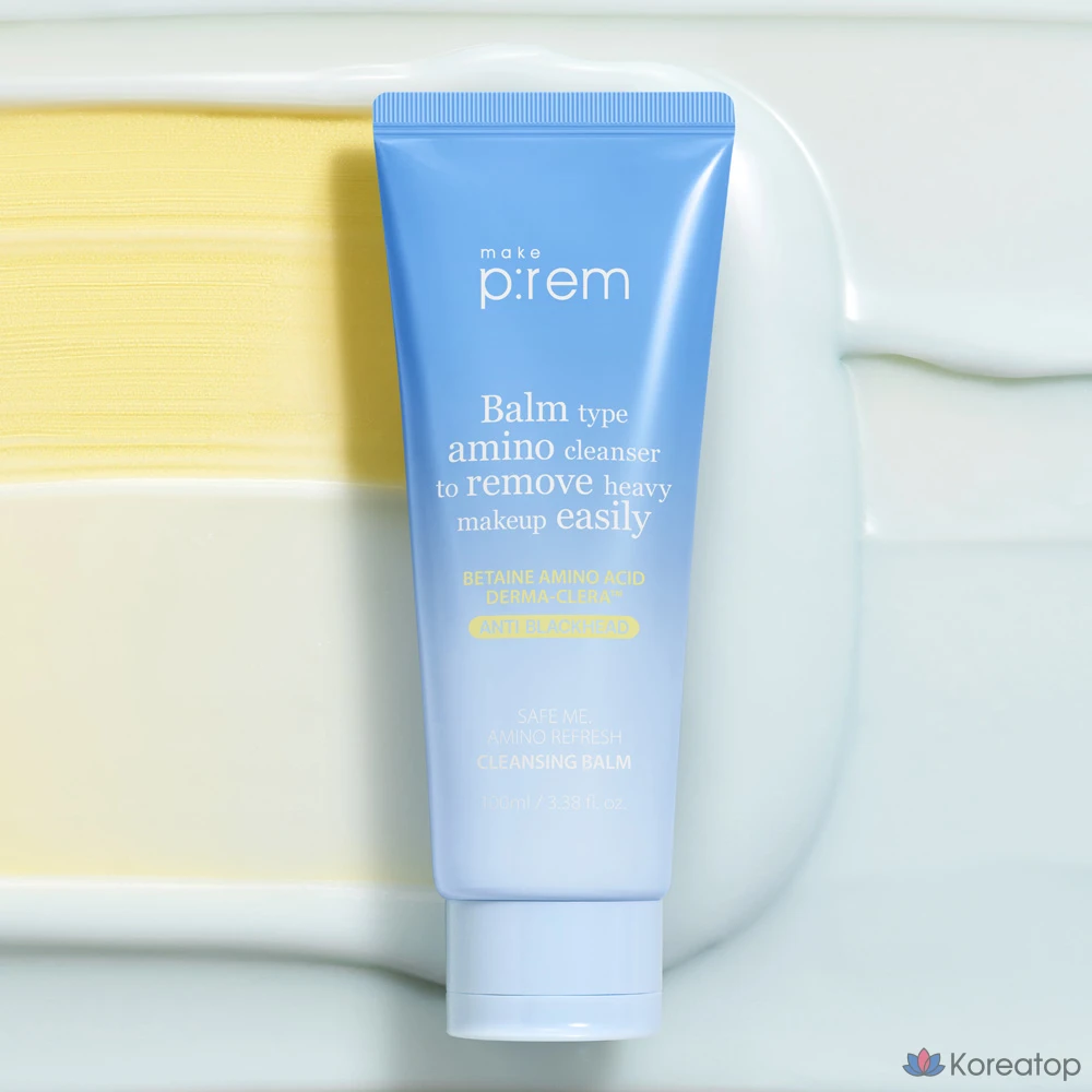 Очищающий бальзам MAKE P:REM Safe Me Amino Refresh Cleansing Balm, 100 мл, 1 шт.