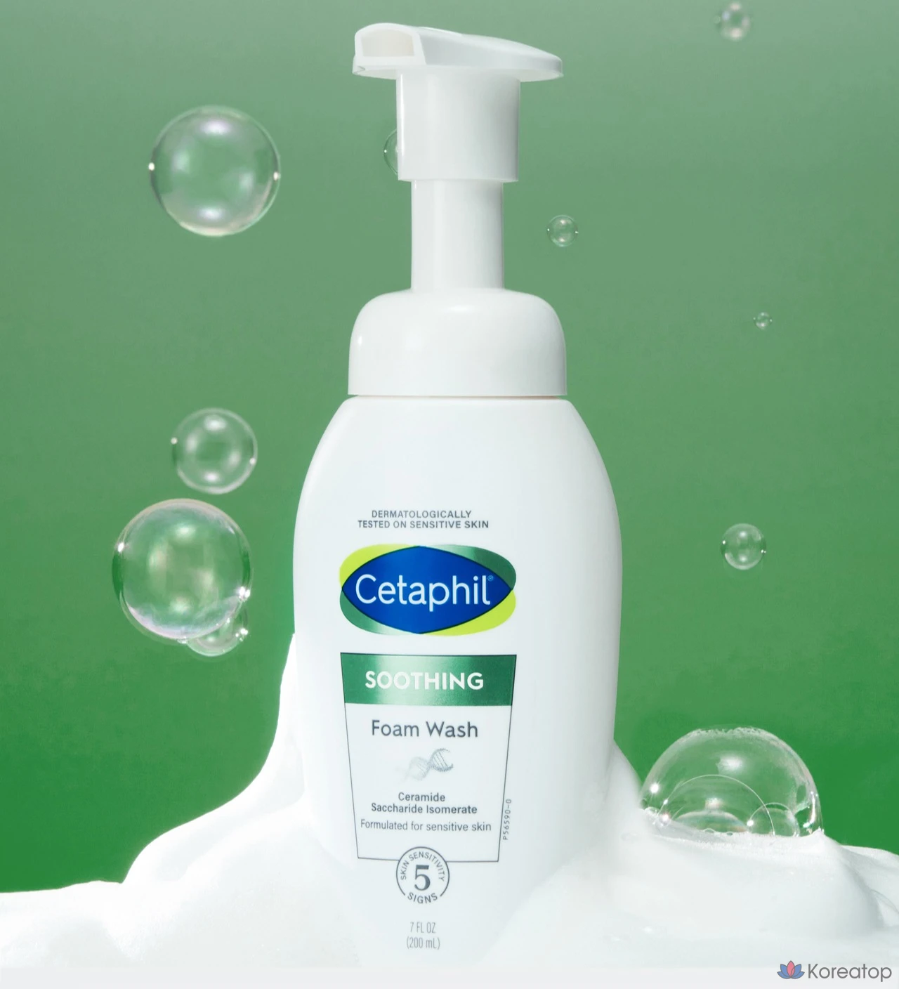 Очищающая пенка для умывания Cetaphil Sensitive Skin Soothing Bubble Foam Cleanser, 200 мл, 1 шт.