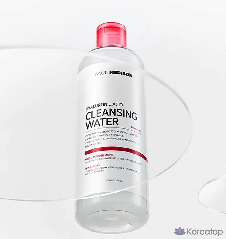Очищающая вода Paul Medison Hyaluronic Acid Cleansing Water, 510 мл, 1 шт.