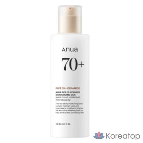 Лосьон для лица Anua Rice 70 Intensive Moisturizing Milk Lotion, 150 мл, 1 шт.