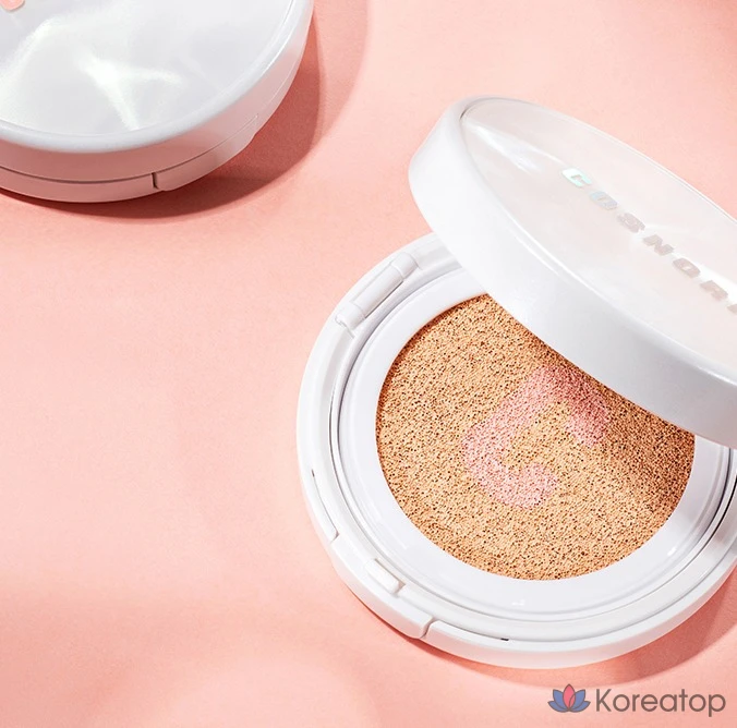Кушон Cosnori Blossom Tone-up Cushion Clear SPF50+ PA++++ Refill, оттенок Pink Beige, 14 г, 1 шт.