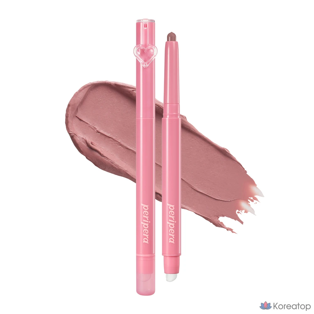 Карандаш для губ Heart Percent Puppy Plumping Due Lip Pencil, оттенок 001 Rosy Wood