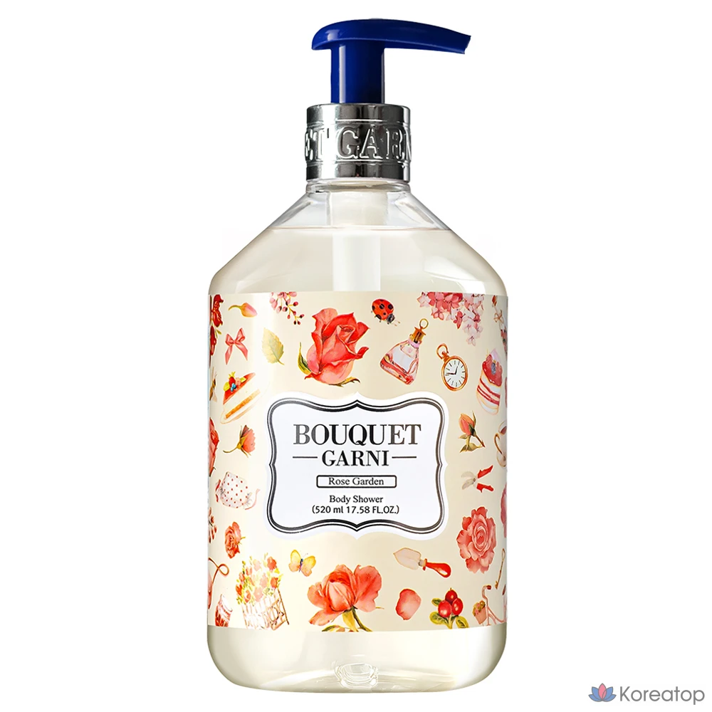 Гель для душа Bouquet garni Fragranced Body Wash Rose Garden, 520 мл, 1 шт.