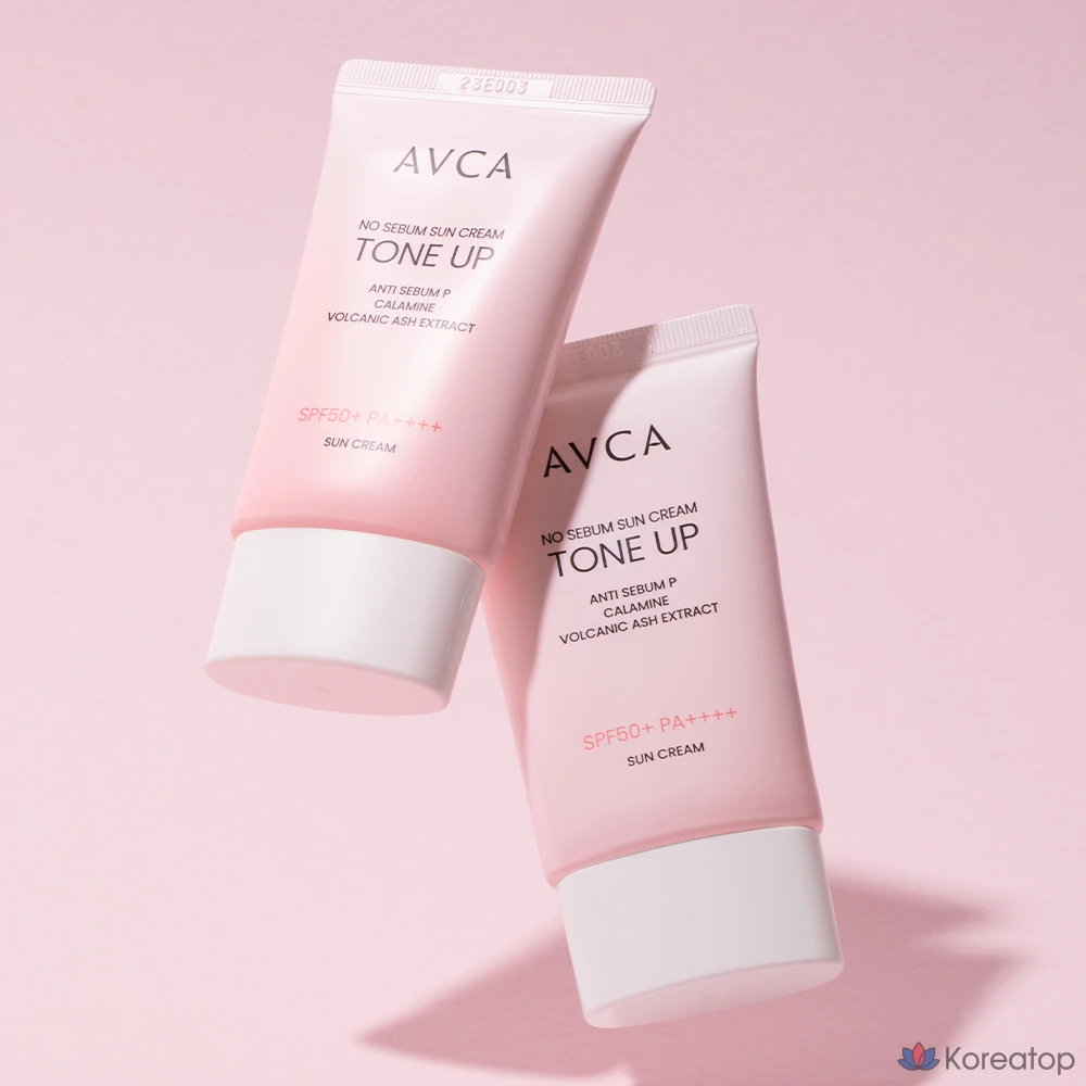 Солнцезащитный крем AVCA Tone-Up No Sebum Mineral Sun Cream SPF50+ PA++++, 35 мл, 1 шт.