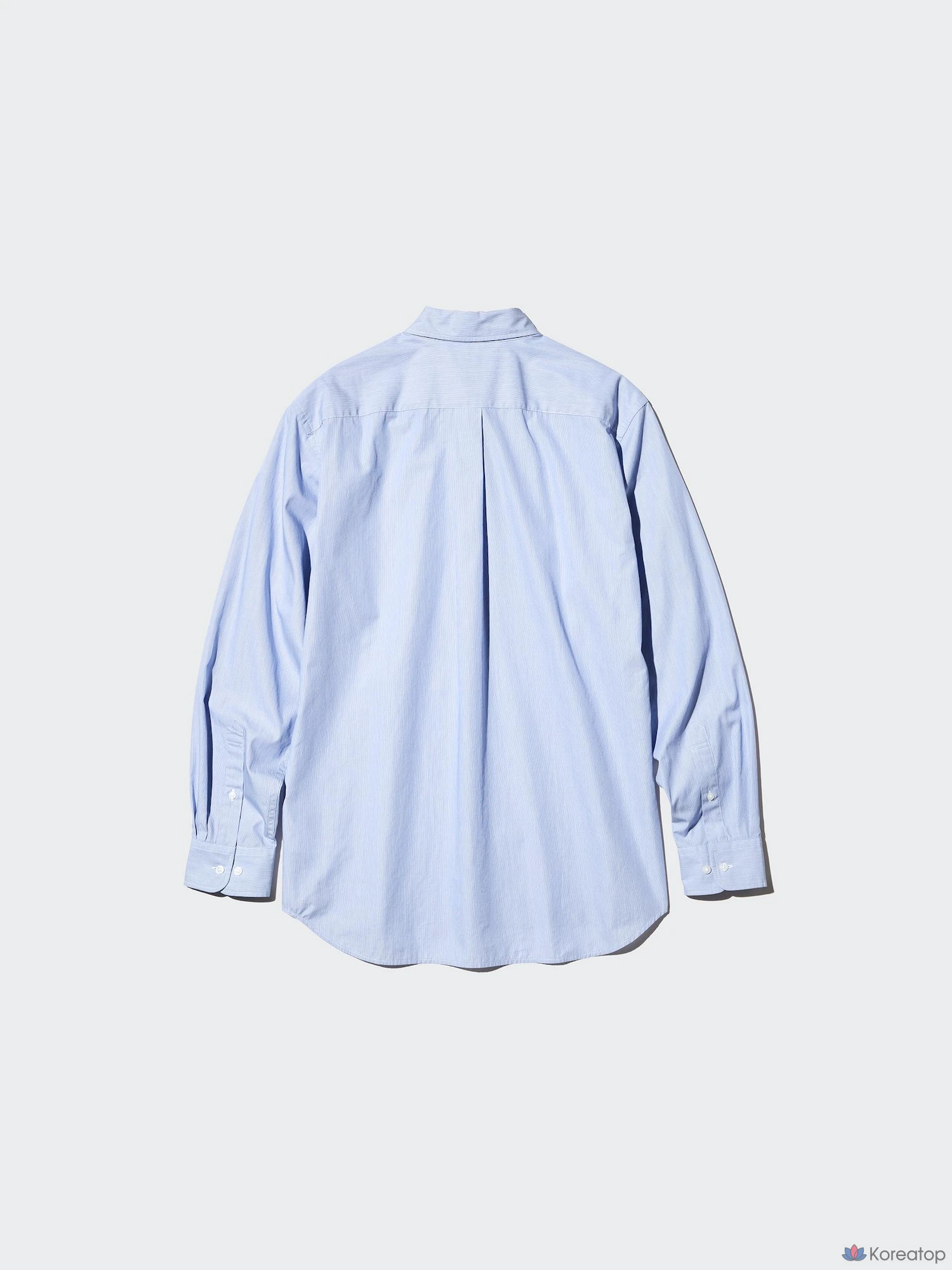 Рубашка Uniqlo Broadcloth Shirt (Button-Down Collar) Hairline, фото 7