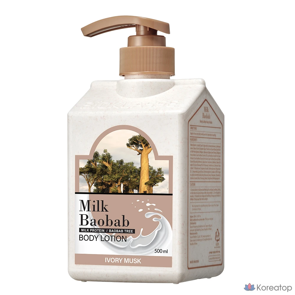 Лосьон для тела Milk Baobab, Ivory Musk, 500 мл, 1 шт.