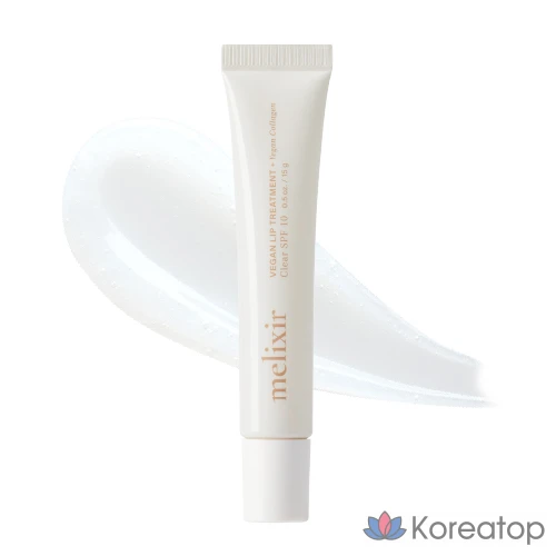 Бальзам для губ Melixir Collagen Lip Treatment, оттенок Clear SPF, 15 г, 1 шт.