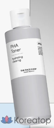Тонер The Face Shop Ultimate PHA Hydrating Clearing Toner, 200 мл, 1 шт.