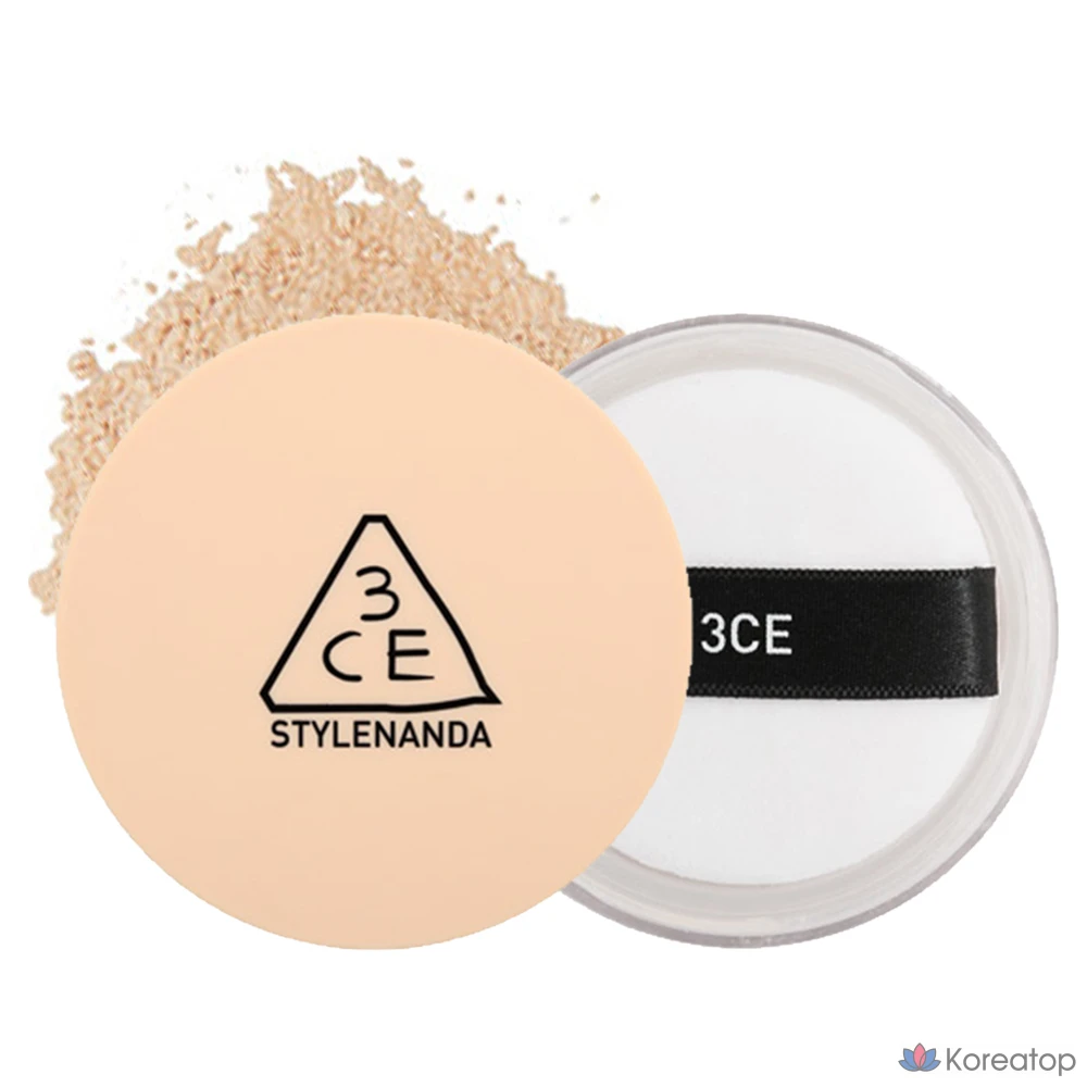 Расслабляющая пудра 3CE Natural Loose Finish Powder, оттенок 002 Medium Beige, 1 шт.