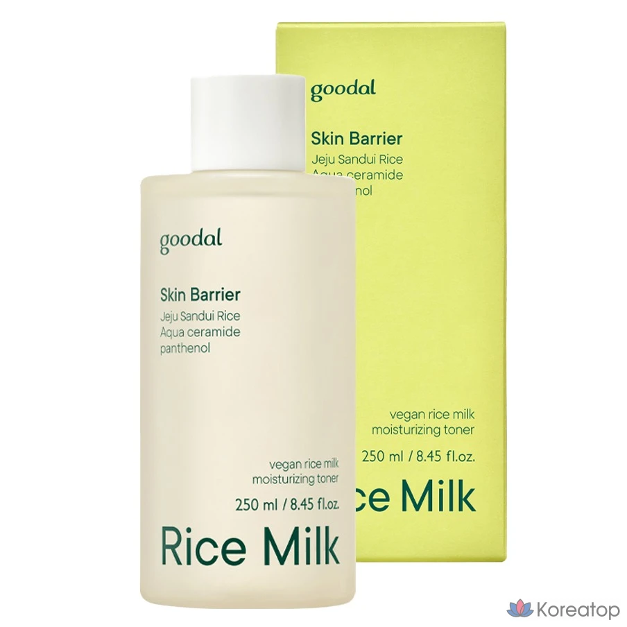 Тонер Goodal Rice Milk Moisturizing Toner, 250 мл, 1 шт.