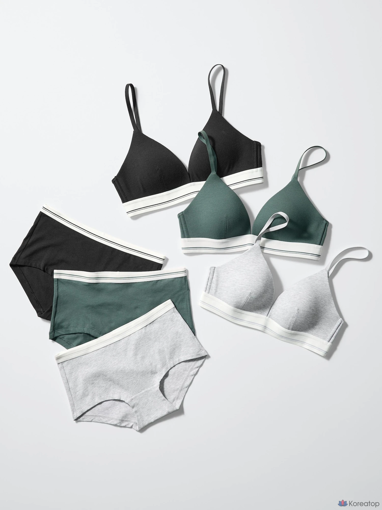 Бюстгальтер Uniqlo Cotton Wireless Bra (Line)