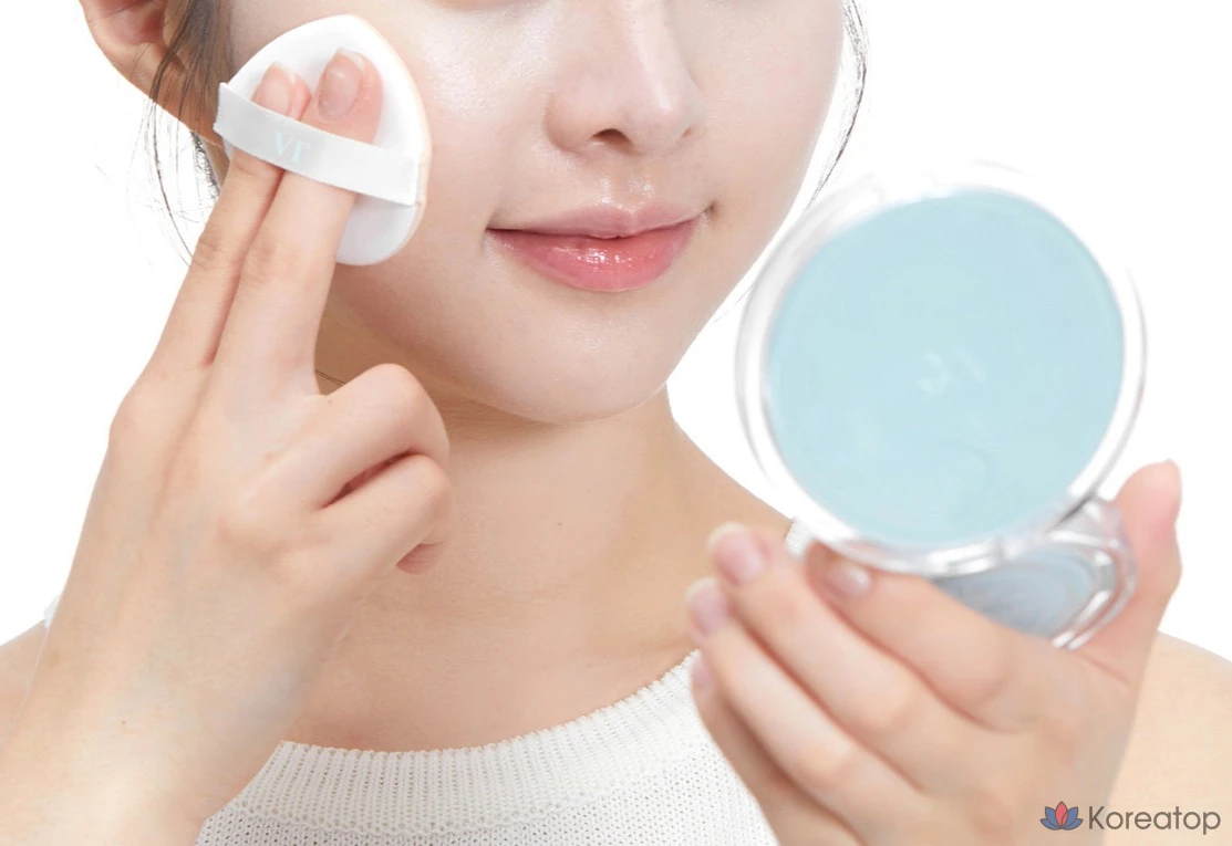 Солнцезащитный крем-пудра VT Cosmetics PDRN Essence Glow Sun Pact SPF50+ PA+++, 10 г, 1 шт.